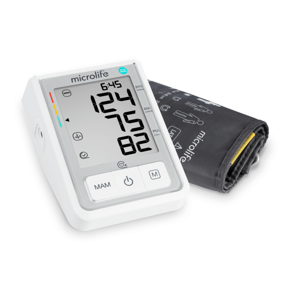 เครื่องวัดความดันไมโครไลฟ์ b3 เบสิค มี smart mam วัดแบบต่อเนื่องและหาค่าเฉลี่ย ที่ถูกต้องแม่นยำ