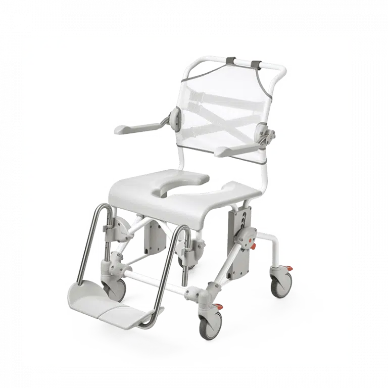 เก้าอี้อาบน้ำอเนกประสงค์ อีแทค สวิฟท์ โมบิล 2 ที่นั่งและพนักพิงทําจาก Polypropylene ที่ไม่เป็นสนิม