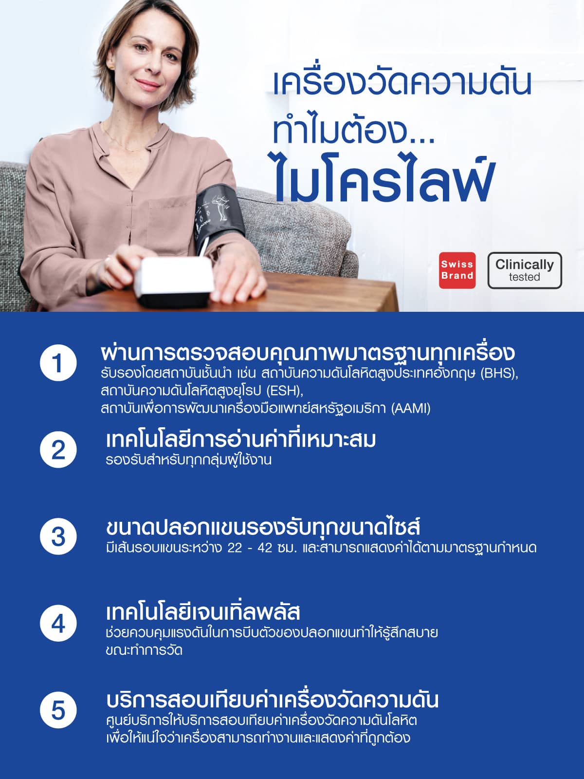 เครื่องวัดความดันต้องไมโครไลฟ์